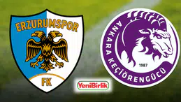Keçiörengücü - Erzurumspor maçı saat kaçta yayınlanacak?  TRT Spor ve Bein Sports 2 CANLI İZLEME BİLGİLERİ