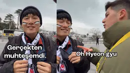 Beşiktaş gecesinde Güney Koreli taraftardan anlamlı mesaj
