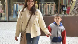 Ece Vahapoğlu'nun oğluyla keyif günü