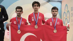 U23 Avrupa Şampiyonası’nda Türkiye havalı tüfek takımları bronz madalyayı kaptı