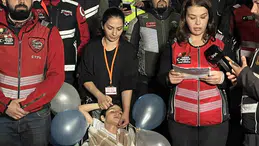 Küçükçekmece'de motosiklet grupları, Ali Yiğit için toplandı