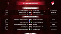 Trendyol 1. Lig’de 37. hafta programı açıklandı