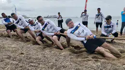 Kumsalda güç gösterisi: 14 ülkenin sporcuları Turan Cup için Silifke'de buluştu