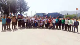 Muğlaspor için Bursa seferi: 100 otobüslük dev konvoy yola çıktı