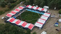 Arnavutköy yağlı güreşlerinde altın kemeri Serdar Yıldırım kazandı