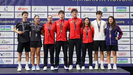 Türk badminton takımı Avrupa şampiyonasında altın madalyalarla döndü