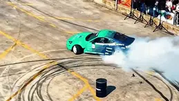 Gebze drift festivalinde sürüş heyecanı dorukta