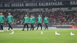 Konyaspor ve Filistin Milli Takımı dostluk maçında berabere kaldı