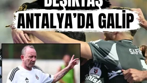 Sergen Yalçın’ın planı İşledi: Beşiktaş Antalyaspor engelini 2 farkla aştı