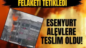 Esenyurt’ta binayı yutan yangın korku dolu anlar yaşattı!