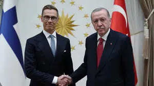 Cumhurbaşkanı Erdoğan, Finlandiya Cumhurbaşkanı Stubb ile görüştü