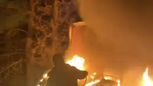 Baraka alev topuna döndü! Bursa’da yangın faciası son anda önledi