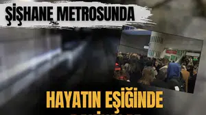 Ölümle burun buruna! Şişhane metrosunda hayatın eşiğinde dakikalar