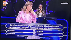 Kim Milyoner Olmak İster’de sorulan haçapuri sorusunun cevabı ne? Varna mı, Adina mı, Batum mu, Bakü mü?