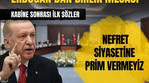 Kabine sonrası Erdoğan’dan dikkat çeken adalet vurgusu