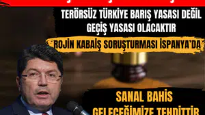 Bakan Tunç’tan üç kritik başlık: Sanal bahis, Terörsüz Türkiye, Rojin dosyası!