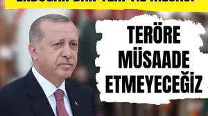 Cumhurbaşkanı Erdoğan'dan teröre net mesaj: 'Teröre müsaade etmeyeceğiz'