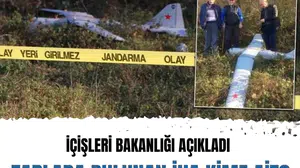 Rus yapımı İHA Türkiye'de düştü: İçişleri Bakanlığı olay yerinde