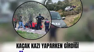 Kaçak kazı yaparken girdiği tünelden çıkamadı