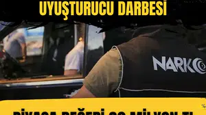 Uygulama noktasında uyuşturucu darbesi: 30 milyon TL’lik uyuşturucuyla yakalandı