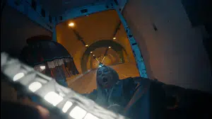 Işık ekipmanı üzerine düştü: Selen Görgüzel çekimlere devam etti