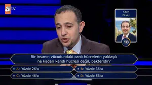 Bir insanın vücudundaki canlı hücrelerin yaklaşık ne kadarı kendi hücresi değil, bakteridir?