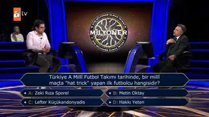 Milyonluk soruda futbol şoku! 18 yaşındaki Ahmet Bera herkesi ters köşe yaptı!