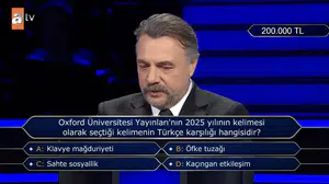 Oxford Üniversitesi yayınlarının 2025 yılının kelimesi olarak seçtiği kelimenin Türkçe karşılığı hangisidir?