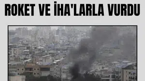 Hizbullah İsrail askeri noktalarını roket ve İHA'larla vurdu