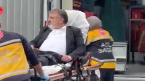 CHP Isparta İl Başkanı genel merkez otopark kapısından düşerek bacağını kırdı
