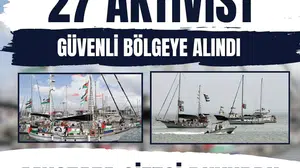 Antalya açıklarında sürüklenen Filistin aktivistlerinin teknesi kurtarıldı