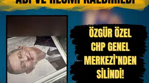 CHP Genel Merkezi'nde Özgür Özel'in fotoğrafı indirildi kapı tabelası söküldü