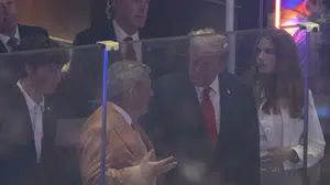 NBA finallerinde Trump'a soğuk duş! Islık sesleri eşliğinde yuhalandı