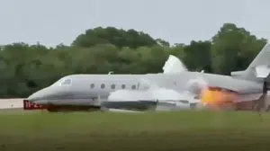 Dominik Cumhuriyeti'nde iş jeti düştü: Pilot ve yardımcı pilot hayatını kaybetti