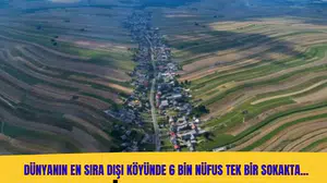 Polonya'nın Suloszowa köyü 9 kilometrelik tek sokakta 6 bin kişiyi ağırlıyor