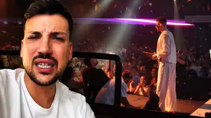 Kerimcan Durmaz konserinde konfeti krizi! Mikrofonla verdiği tepki gündem oldu
