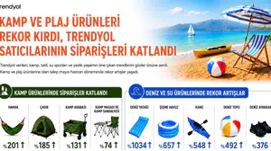 Kamp ve plaj ürünleri rekor kırdı