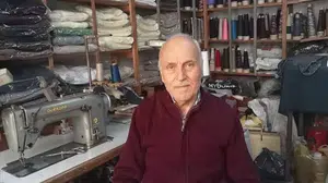 Karabük'te 66 yıllık terzi: 86 yaşında hâlâ iğne iplik başında