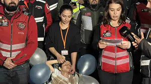Küçükçekmece'de motosiklet grupları, Ali Yiğit için toplandı