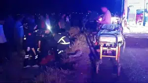 Mardin'de otomobil ve motosiklet çarpıştı: 2 yaralıdan 1'i ağır