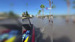 Rachel fırtınası California’da taşkınlara yol açtı