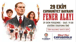 Denizli'de 29 Ekim coşkusu fener alayı ve Derya Uluğ konseriyle kutlanacak
