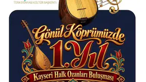 Kayseri'de halk ozanları 'Gönül Köprümüzde 1. Yıl' buluşmasında sahne alacak