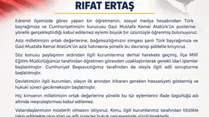 Edremit'te bayrak ve Atatürk posterine yönelik eylemlere AK Parti'den kınama