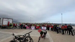 Samsun'da Cumhuriyet coşkusu sahil boyunca pedallarla taşındı