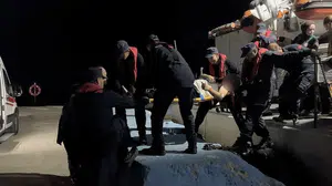 Gökçeada'da rahatsızlanan vatandaş Sahil Güvenlik ekiplerince tahliye edildi
