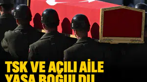 TSK ve acılı aile yasa boğuldu: Piyade Uzman Çavuş Yusuf Güneş şehit oldu