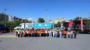 Mardin'de jandarma çocuklara trafik eğitimi verdi