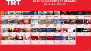 TRT 29 Ekim Cumhuriyet Bayramı'nı özel yayın kuşağıyla kutluyor