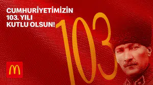 McDonald’s Türkiye’den Cumhuriyet’in 103. yılına renkli kutlama